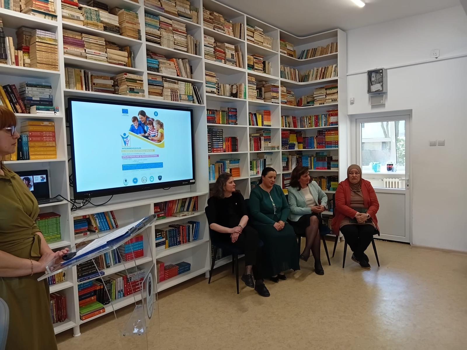 Lansare proiect - „INTEGRAREA ELEVILOR CU CERINŢE EDUCAŢIONALE SPECIALE PRIN SERVICII COMPLEXE DE SPRIJIN PSIHOLOGIC ȘI PSIHOEDUCAŢIONAL”